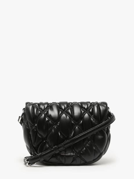 Sac Bandoulière K Signature Karl lagerfeld Noir k signature 246W3008 vue secondaire 4