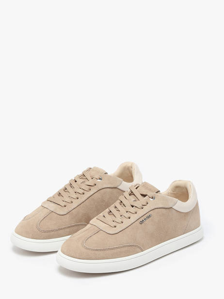 Sneakers En Cuir Calvin klein jeans Beige women 24360HP vue secondaire 2