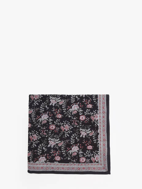 Foulard Bindi atelier Noir floral FL