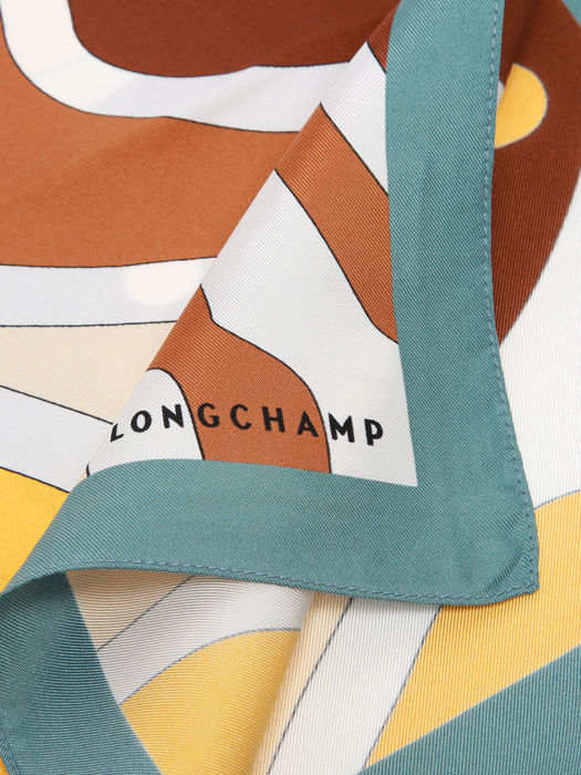 Longchamp Soie gots Etole Bleu