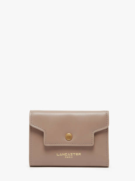 Portefeuille Cuir Lancaster Beige donna grace 60