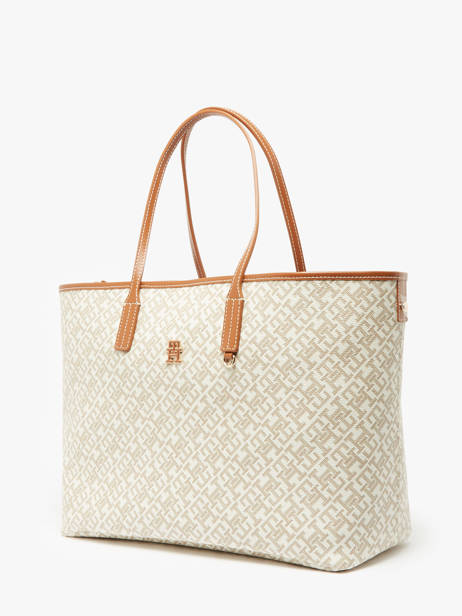 Sac Porté épaule Th Monoplay Cuir Tommy hilfiger Beige th monoplay AW17379 vue secondaire 2