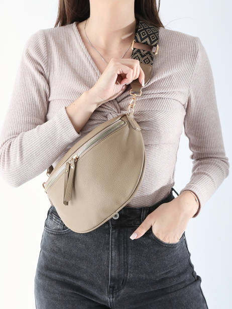 Sac Banane Miniprix Gris sangle Z83051 vue secondaire 1