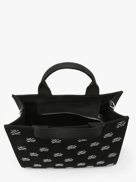 Sac Bandoulière K Autograph Coton Karl lagerfeld Noir k autograph A1W50025 vue secondaire 3