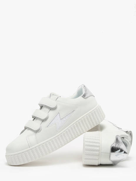 Sneakers Virginie Vanessa wu Blanc women BK2753BL vue secondaire 3