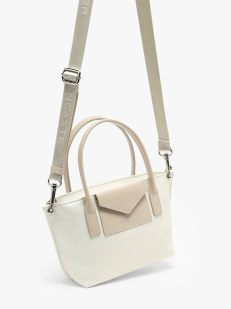 Sac Bandoulière Maya Cuir Lancaster Beige maya 88 vue secondaire 2