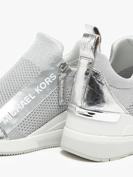 Sneakers Willis Michael kors Argent women IFS3D040 vue secondaire 3