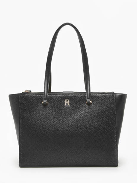 Sac Porté épaule Th Eternity Polyurethane Tommy hilfiger Noir th eternity AW16948