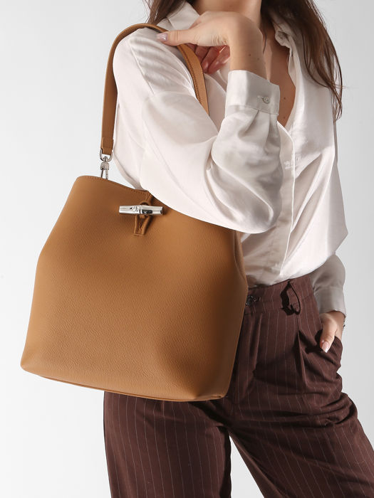 Longchamp Le roseau Besaces Marron