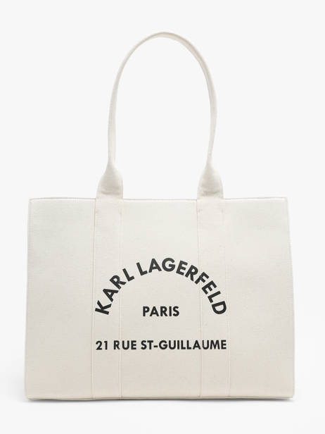 Sac Porté épaule Rsg Coton Karl lagerfeld Blanc rsg A1W50009