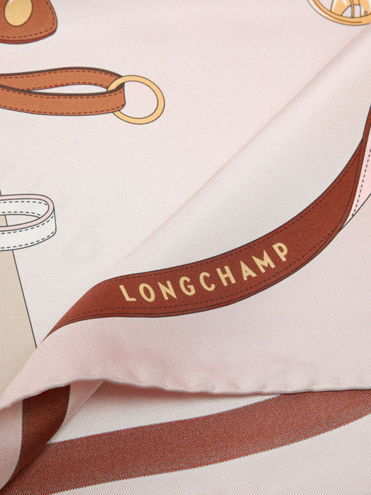 Longchamp Soie gots Etole Rose