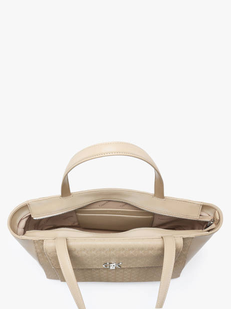 Sac Porté épaule Ck Medium Calvin klein jeans Beige ck medium K613136 vue secondaire 3