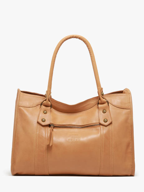 Sac Shopping  Cow Cuir Basilic pepper Marron cow BCOW31