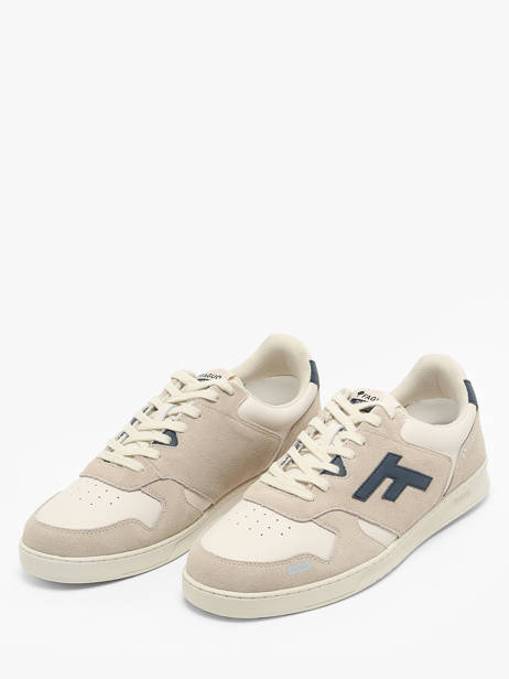 Sneakers En Cuir Faguo Beige men 25CG3209 vue secondaire 1