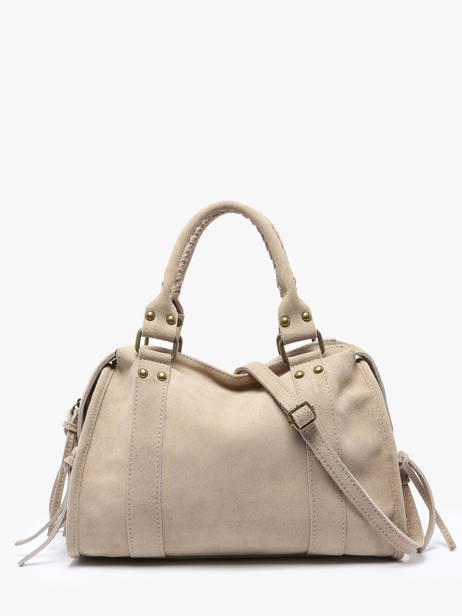 Sac Porté épaule Velvet Cuir Milano Beige velvet VE24094 vue secondaire 4