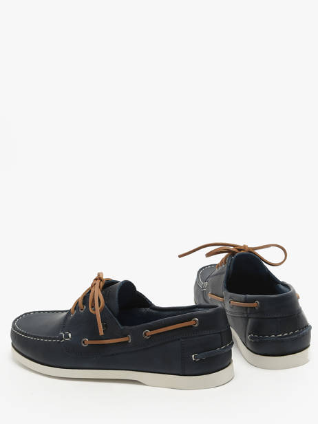 Chaussures Bateau En Cuir Redskins Bleu men ORLAND vue secondaire 2