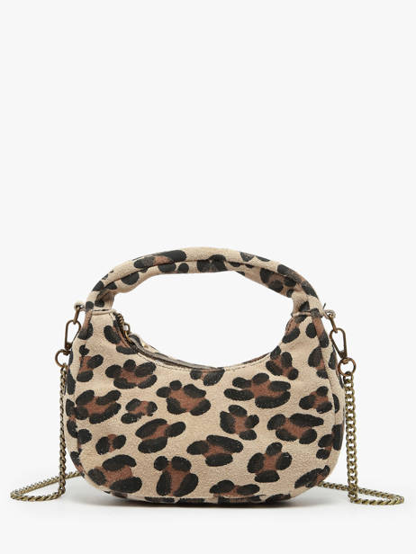 Sac Bandoulière Velvet Leopardo Cuir Milano Multicolore velvet leopardo VL24113