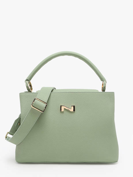 Sac à Main Magnolia Cuir Nathan baume Vert eden 3