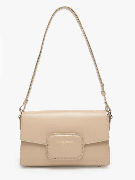 Sac Bandoulière Paris Pad Cuir Lancaster Beige paris pad 54