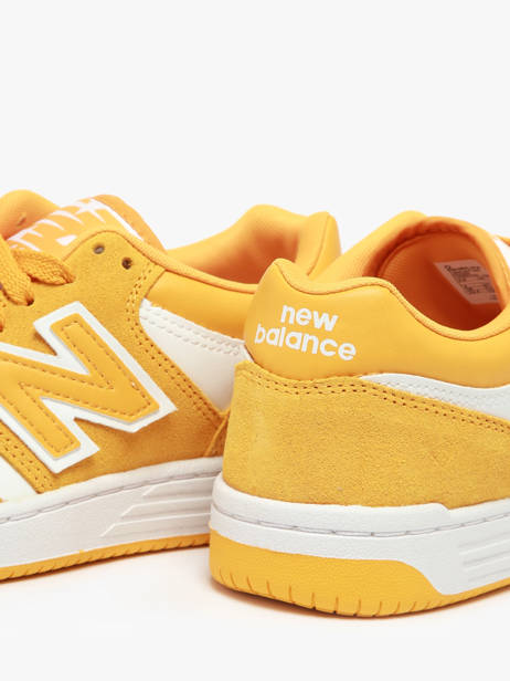 Sneakers En Cuir New balance Jaune men BB480LWA vue secondaire 3