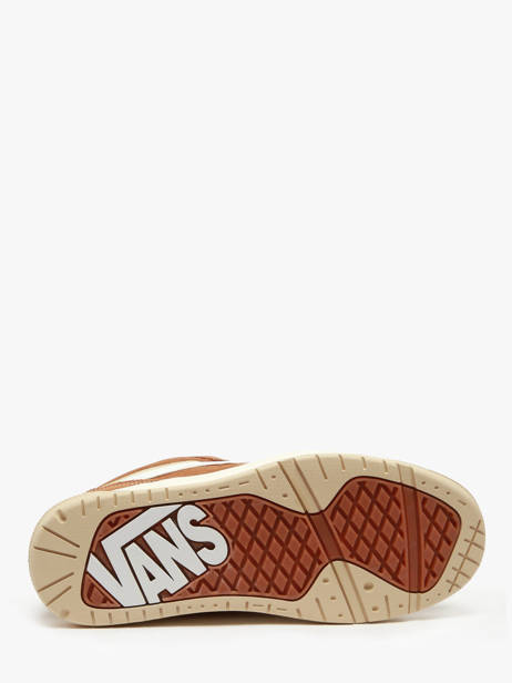 Sneakers En Cuir Vans Marron women D1JBRO vue secondaire 5