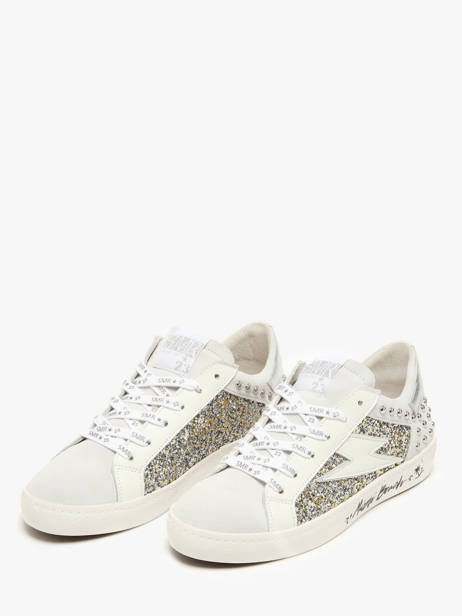 Sneakers En Cuir Semerdjian Blanc women ROYB502 vue secondaire 2