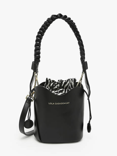 Sac Bandoulière Tresse Lola casademunt Noir tresse 15