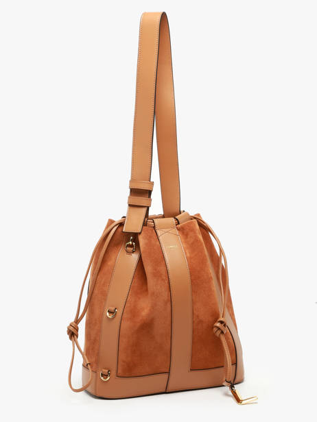 Sac Bandoulière Elles Cuir Lancel Marron elles A13360 vue secondaire 2