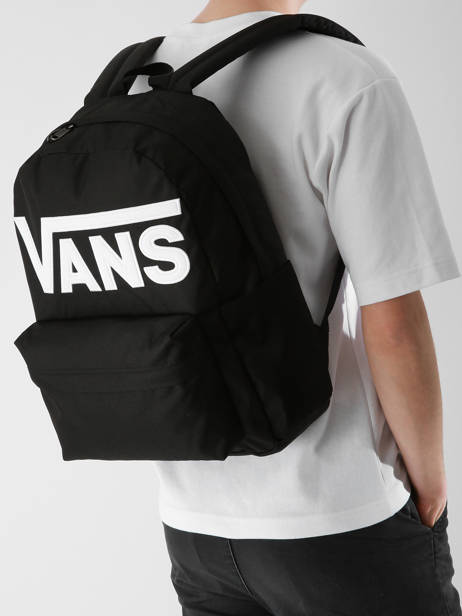 Sac à Dos 1 Compartiment Vans Noir backpack VN000H4Z vue secondaire 1