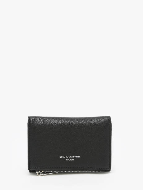 Porte-monnaie Porte-cartes David jones Noir dune DJ0087