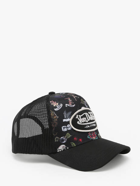 Casquette Von dutch Noir accessoires TAT vue secondaire 1