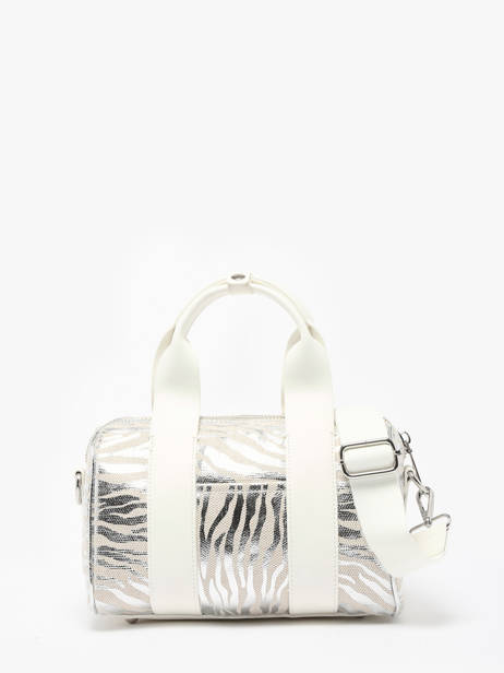 Sac Porté Main Zebra Polyester Vanessa wu Argent zebra MA0122 vue secondaire 4