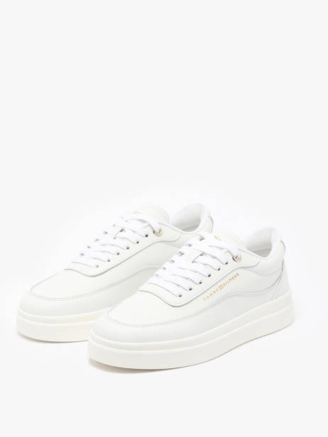 Sneakers En Cuir Tommy hilfiger Blanc women 8800YBS vue secondaire 1