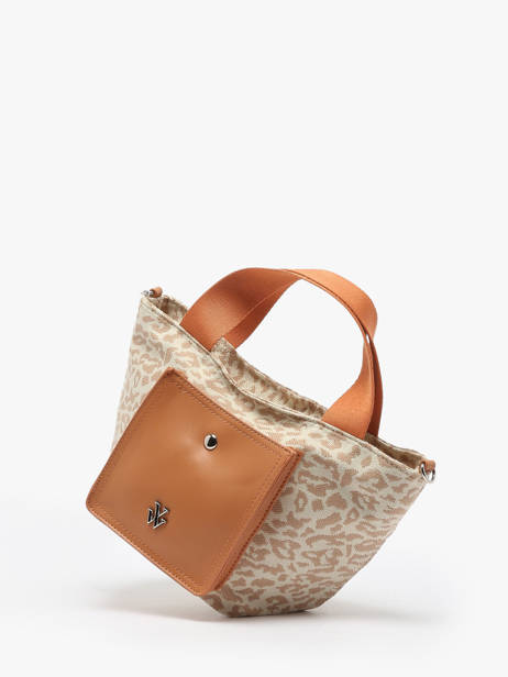 Sac Porté Main Leopard Vanessa wu Marron leopard MA0134 vue secondaire 2