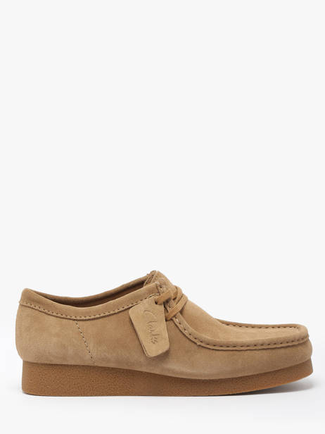 Chaussures Derbies Wallabee En Cuir Clarks Marron men 26172821