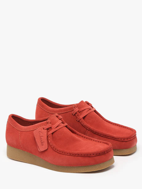 Chaussures Derbies Clarks Rouge men 26180921 vue secondaire 1