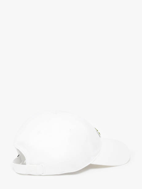 Casquette Lacoste Blanc accessoires RK318600 vue secondaire 2