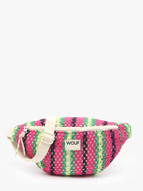 Sac Banane Wouf Multicolore crochet WTO25011