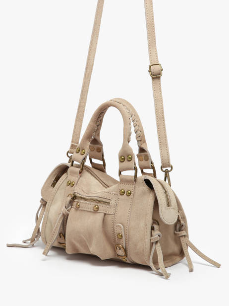 Sac Bandoulière Velvet Cuir Milano Beige velvet VE24093 vue secondaire 2