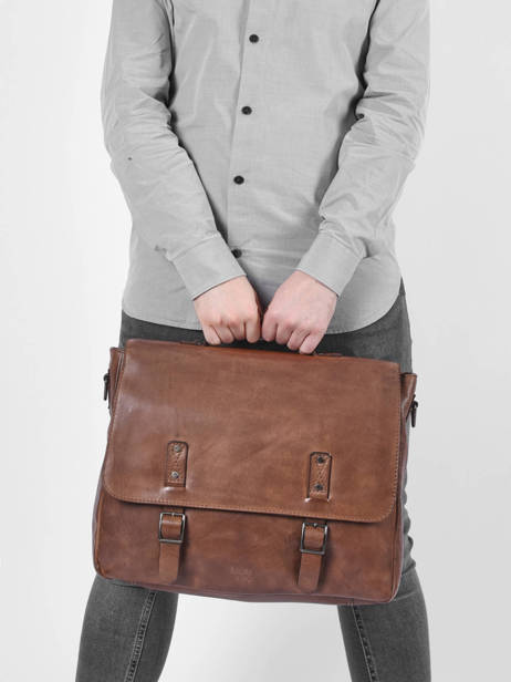 Porte Documents (main) Basilic pepper Beige traveler BTRA02 vue secondaire 1