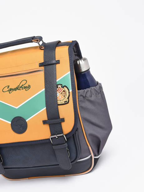 Sac à Dos 2 Compartiments Cameleon Jaune vintage urban PBVBSD39 vue secondaire 6