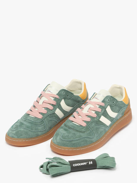 Sneakers Goal En Cuir Coolway Vert men 8663458 vue secondaire 1