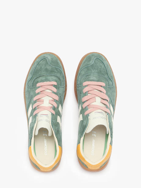Sneakers Goal En Cuir Coolway Vert men 8663458 vue secondaire 3