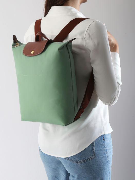 Longchamp Le pliage original Sac à dos Vert