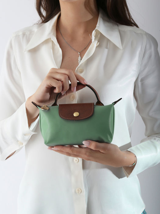 Longchamp Le pliage original Pochettes Vert