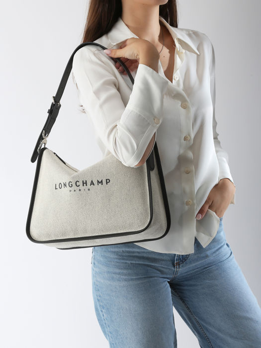 Longchamp Essential toile Besaces Blanc
