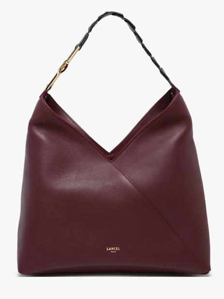 Sac PortÃ© Ã©paule Pagode Cuir Lancel Violet pagode A12510