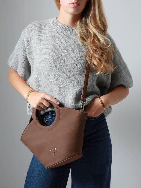 Sac Bandoulière S Neflier Woomen Marron neflier WNEF02 vue secondaire 2