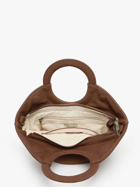 Sac Bandoulière S Neflier Woomen Marron neflier WNEF02 vue secondaire 4