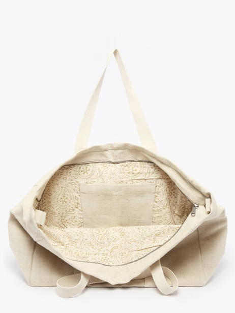 Sac Porté épaule Jute Jute Hindbag Beige jute JU vue secondaire 2